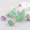 Natural Fluorite Face Massager Roller and Gua Sha