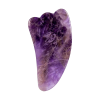 Natural Amethyst Gua sha Purple Quartz Jade Gua Sha With Box