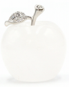 Natural Crystal Polished Apple Carving For Halloween And Christmas Decoration