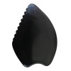 Custom New Shape Black Obsidian Bianstone Body Gua Sha