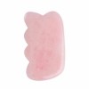 Wholesale Natural Rose Quartz Butterfly Gua Sha Massage Tool For Face and Body