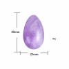 Natural Healing Crystal Massage Eggs Amethyst Jade Yoni Egg