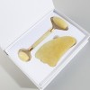 New Product Yellow Stone Jade Roller And Gua Sha massager