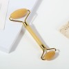 Double Head Yellow Jade Roller Topaz Jade Roller and Gua Sha Set