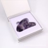 Natural Amethyst Gua sha Purple Quartz Jade Gua Sha With Box