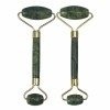 Dark Green Jade Roller Gua Sha Set