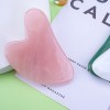 Popular Heart Shape Rose Quartz Gua Sha Massage Tool