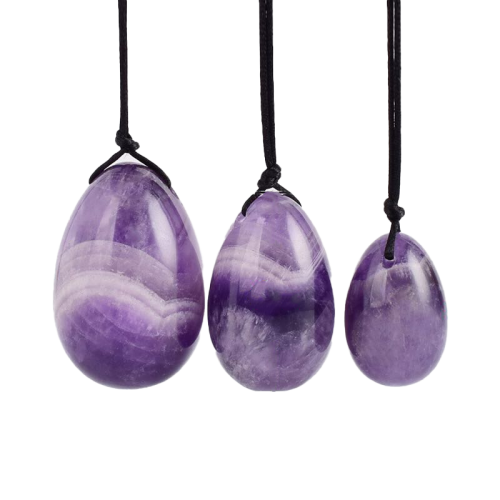 Amethyst Jade Yoni Eggs Kegel Eggs