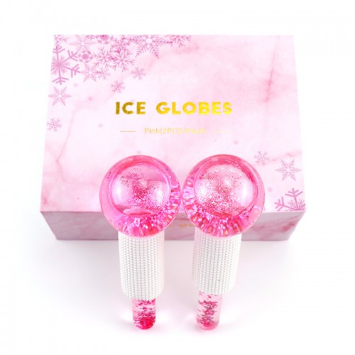 Pink Colour Ice Globe