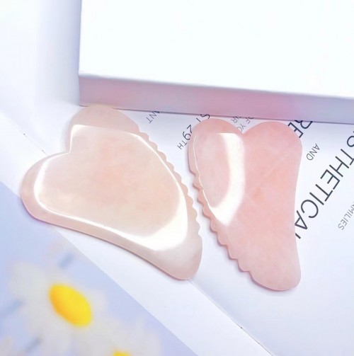 Rose Quartz Gua Sha Comb