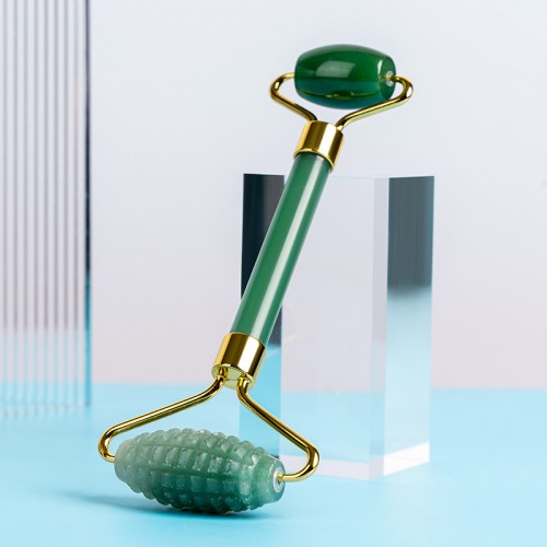 Bright Sparkling Jade Roller DIY Flower Facial Roller