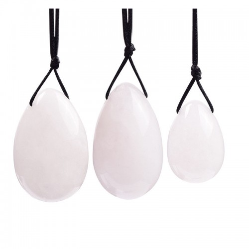 White Jade Quartz Yoni Egg For Women Vaginal Exercise