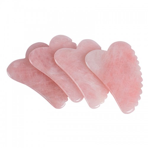 Rose Quartz Gua Sha Comb