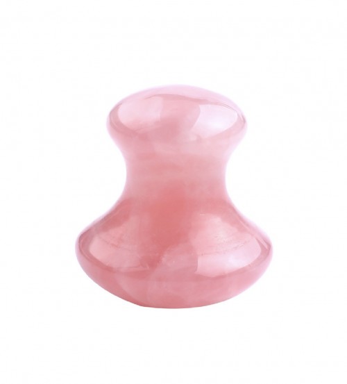 Custom Rose Quartz Gua Sha Mushroom