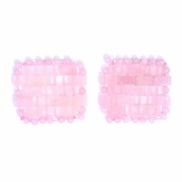 Rose Quartz Jade Stone Eye Pad