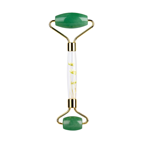 Jade Roller&Gua Sha set, Face Roller, Facial Beauty Roller Skin Care Tools-Green