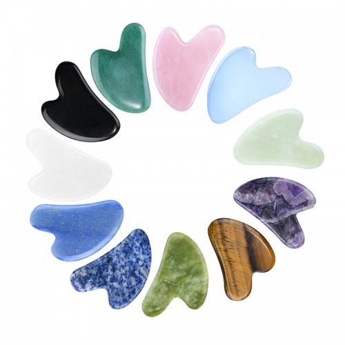 Factory Price Wholesale Heart Shape Gua Sha Tools