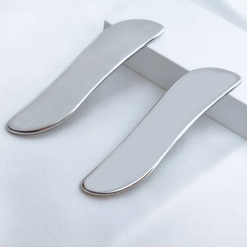 S shape Stianless stee Gua sha