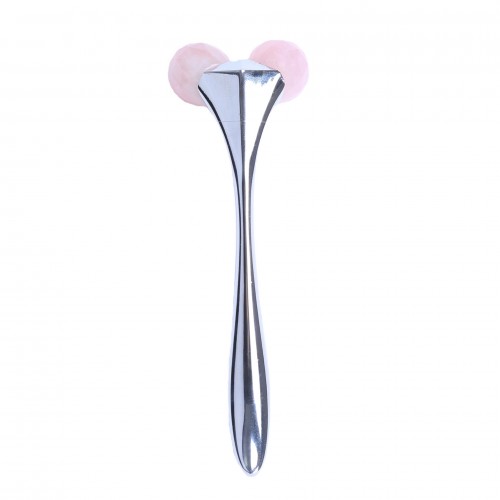 3D Rose Quartz Stone Facial roller