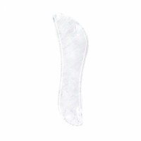 S shape Clear Quartz Gua Sha