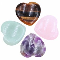 Crystal Tumbled Worry Stone Tear Drop Crafts Thumb Stone