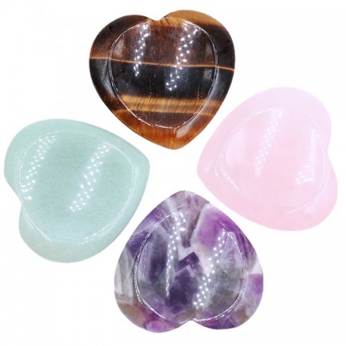 Crystal Tumbled Worry Stone Tear Drop Crafts Thumb Stone