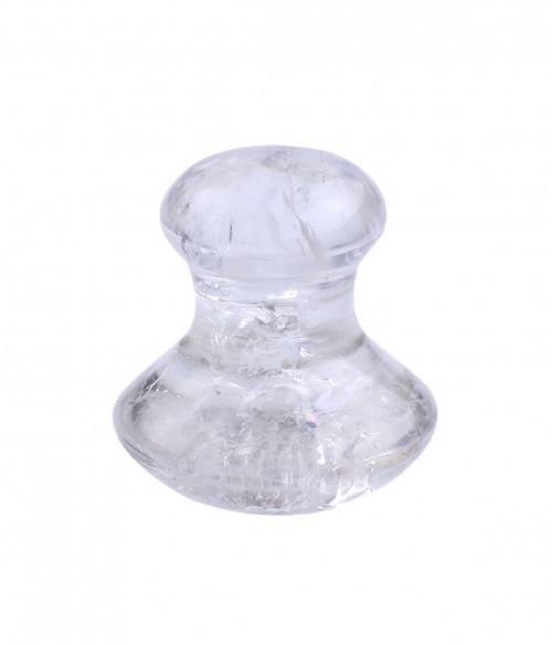 Clear Quartz Mushroom Jade Gua Sha Massage Tool