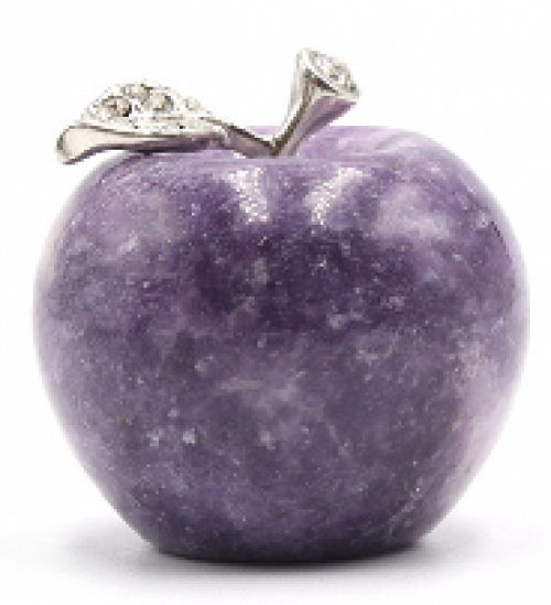 Wholesale Natural Crystal Carved Stones Crystal Apple For Decoration