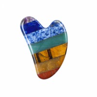 Rainbow Custom Gua Sha Stone Combine Stones