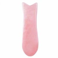 Rose Quartz Fish Shaped Gua Sha Tool