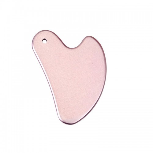 Plated Pink Color Zinc Alloy Gua Sha Board