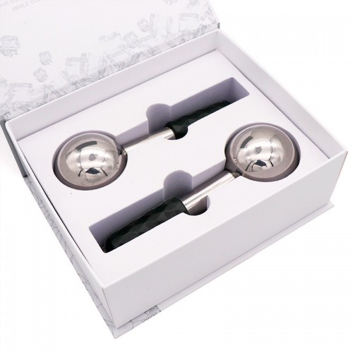 Metal Ice Globes Face Massager Beauty Stainless Steel Ice Ball