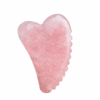 Rose Quartz Gua Sha Comb