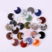 Wholesale Carving Moon Gemstone Stone Quartz Crystal Moon