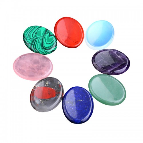 Wholesale Worry Stone Crystal Thumb Stone