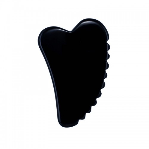 Custom New Shape Black Obsidian Bianstone Body Gua Sha