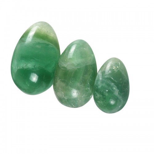 Green Fluorite Yoni Eggs Green fluorite stone wholesale