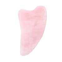 Rose Quartz Gua Sha Massager V shape for Blood Circulation