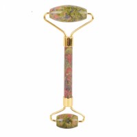 China Unakite Natural Jade Facial Massage Roller