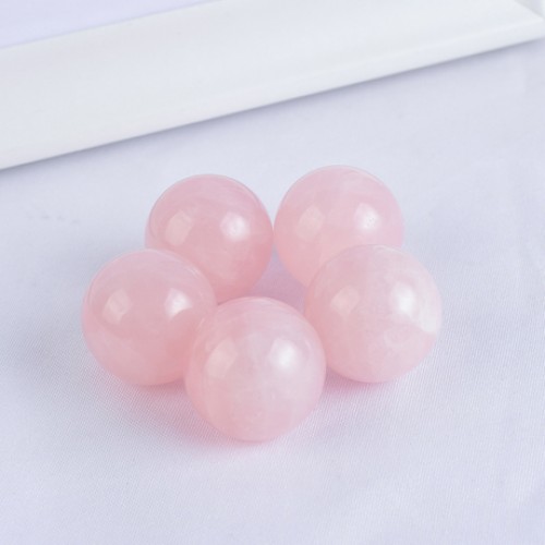 Natural Pink Stone Crystal ball Sphere