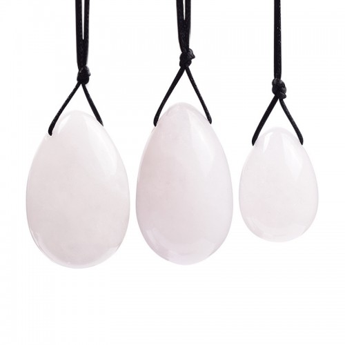 100% Natural white jade Yoni eggs in for woman Vaginal training