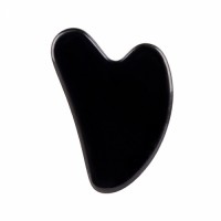 Natural Black Obsidian Gua Sha For Face