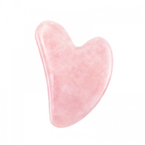 Popular Heart Shape Rose Quartz Gua Sha Massage Tool