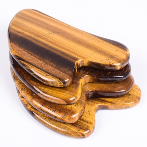 Natural Tiger Eye Gua Sha For Face