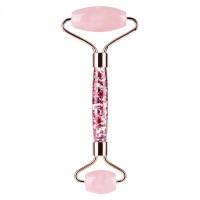 Bright Sparkling Jade Roller DIY Flower Facial Roller