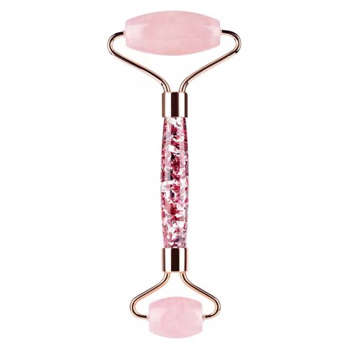Bright Sparkling Jade Roller DIY Flower Facial Roller