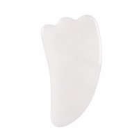 Horn Shaped Gua Sha Board Jade Stone Scraping Massage Tool