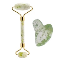 Xiuyan Green Jade Gua Sha Jade Roller Stone For Face Lifting