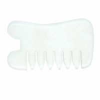 White Stone Jade Comb