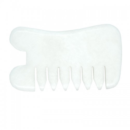 White Stone Jade Comb